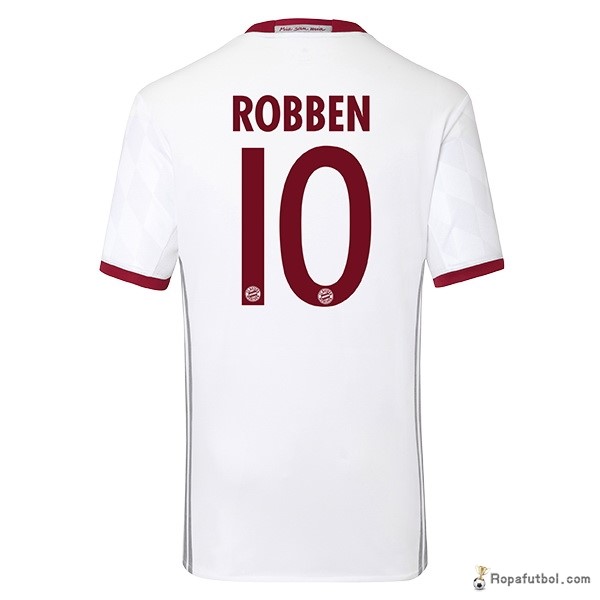 Camiseta Bayern de Múnich Replica Tercera Ropa Robben 2016/17 Blanco